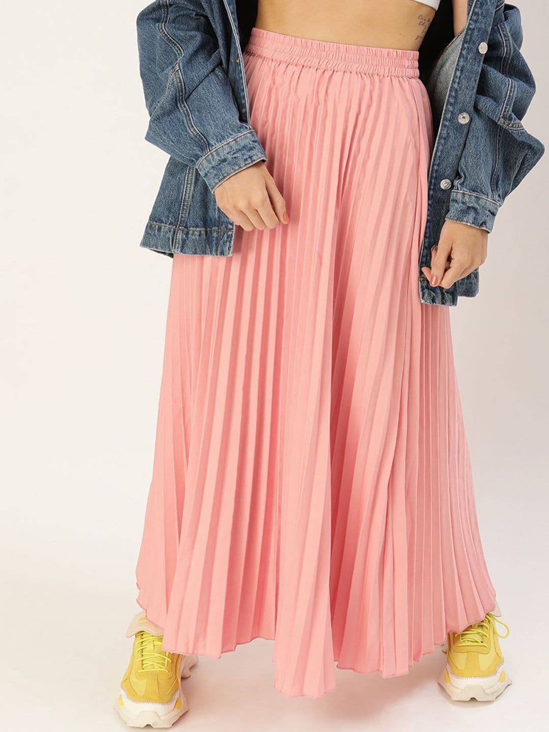 Moda Rapido Women Pleated Flared Maxi Skirt - view 1