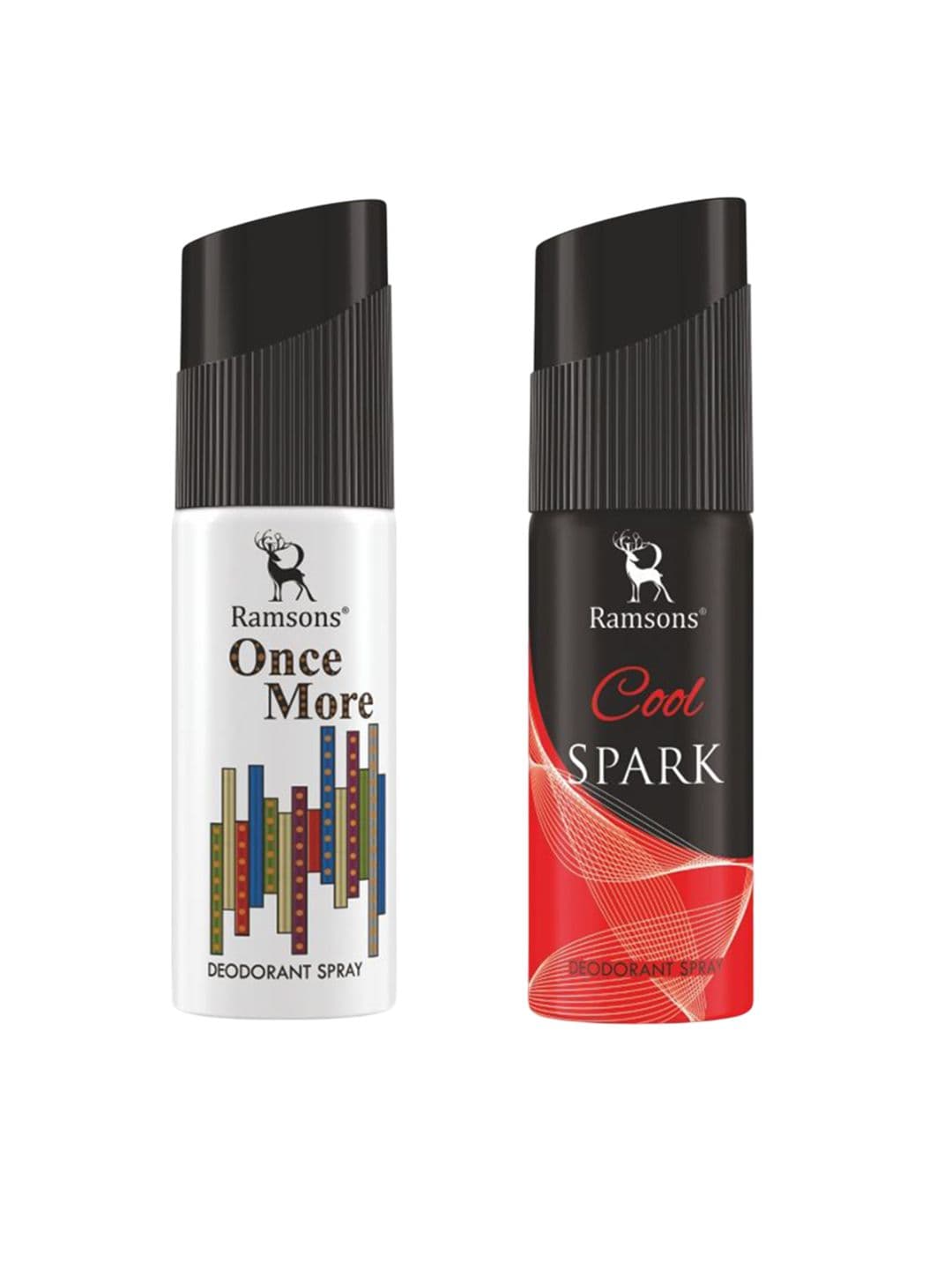 Ramsons Men Set Of 2 Cool Spark & Once More Long Lasting Deodorant Spray - 40 ml Each - view 1