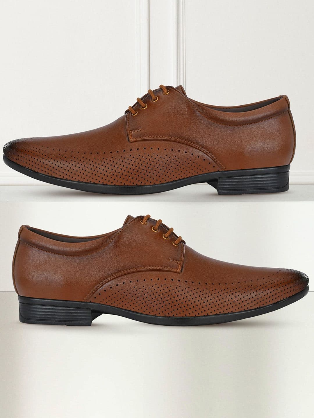 Killer Men Textured Round Toe Formal Derbys - view 1