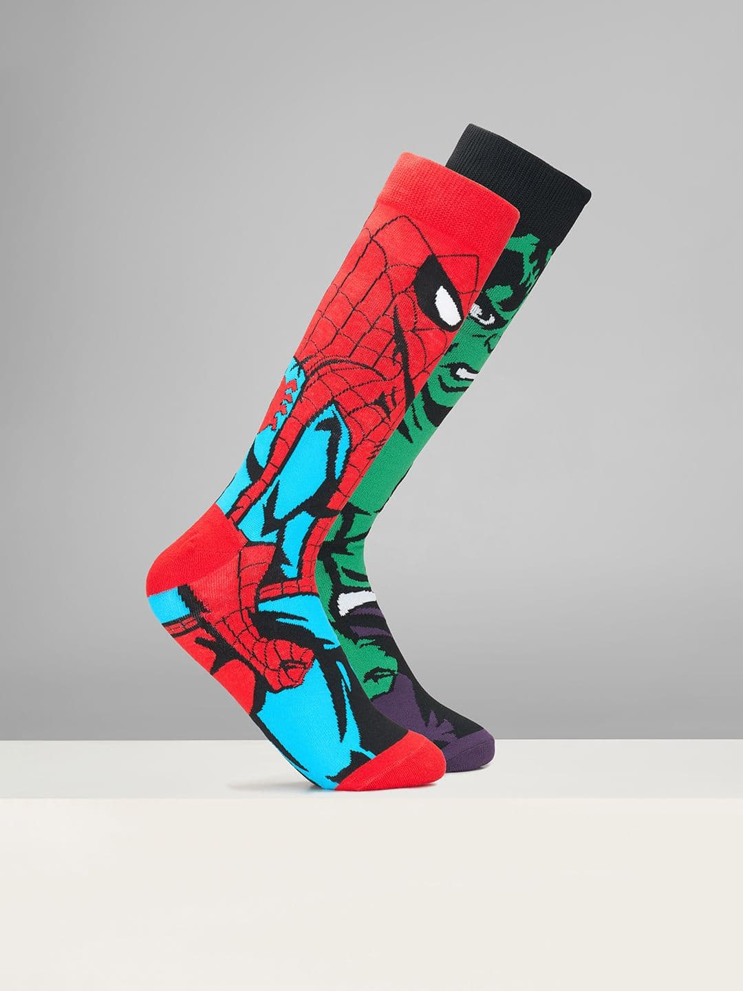 Ajile by Pantaloons Men Pack of 2 Printed Calf Length Socks - view 1