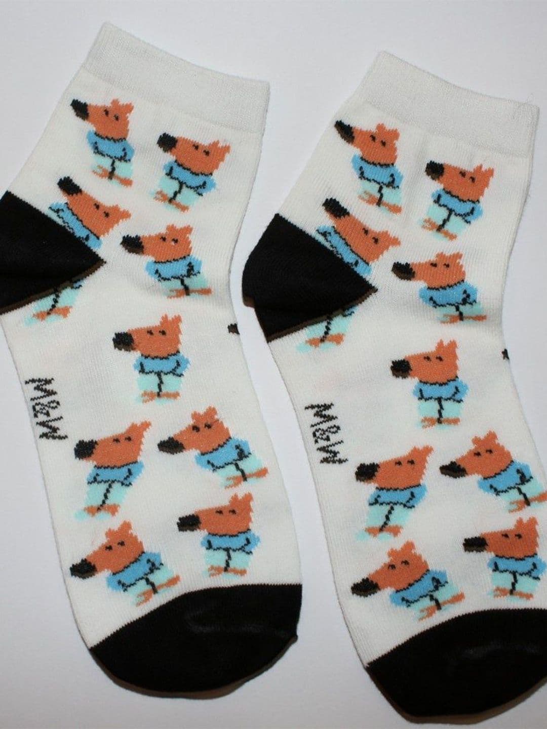 Milk&Whisky Men Printed Cotton Ankle-Length Socks - view 1