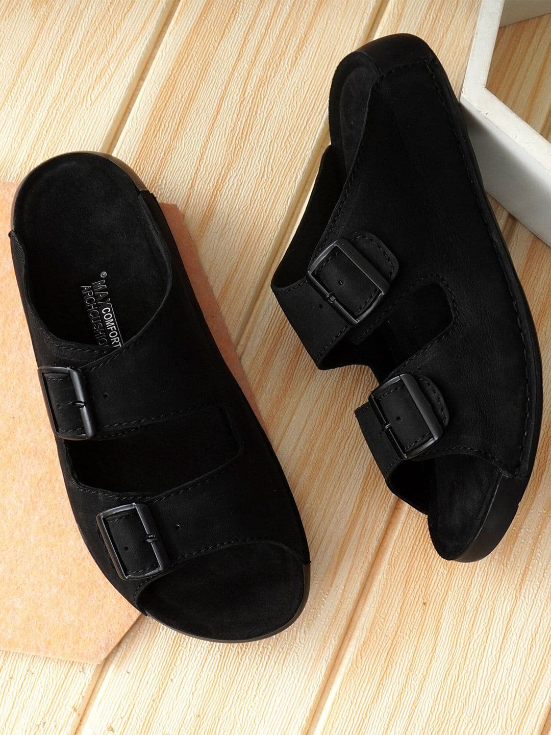 NICO NERINI Men Leather Comfort Sandals - view 1