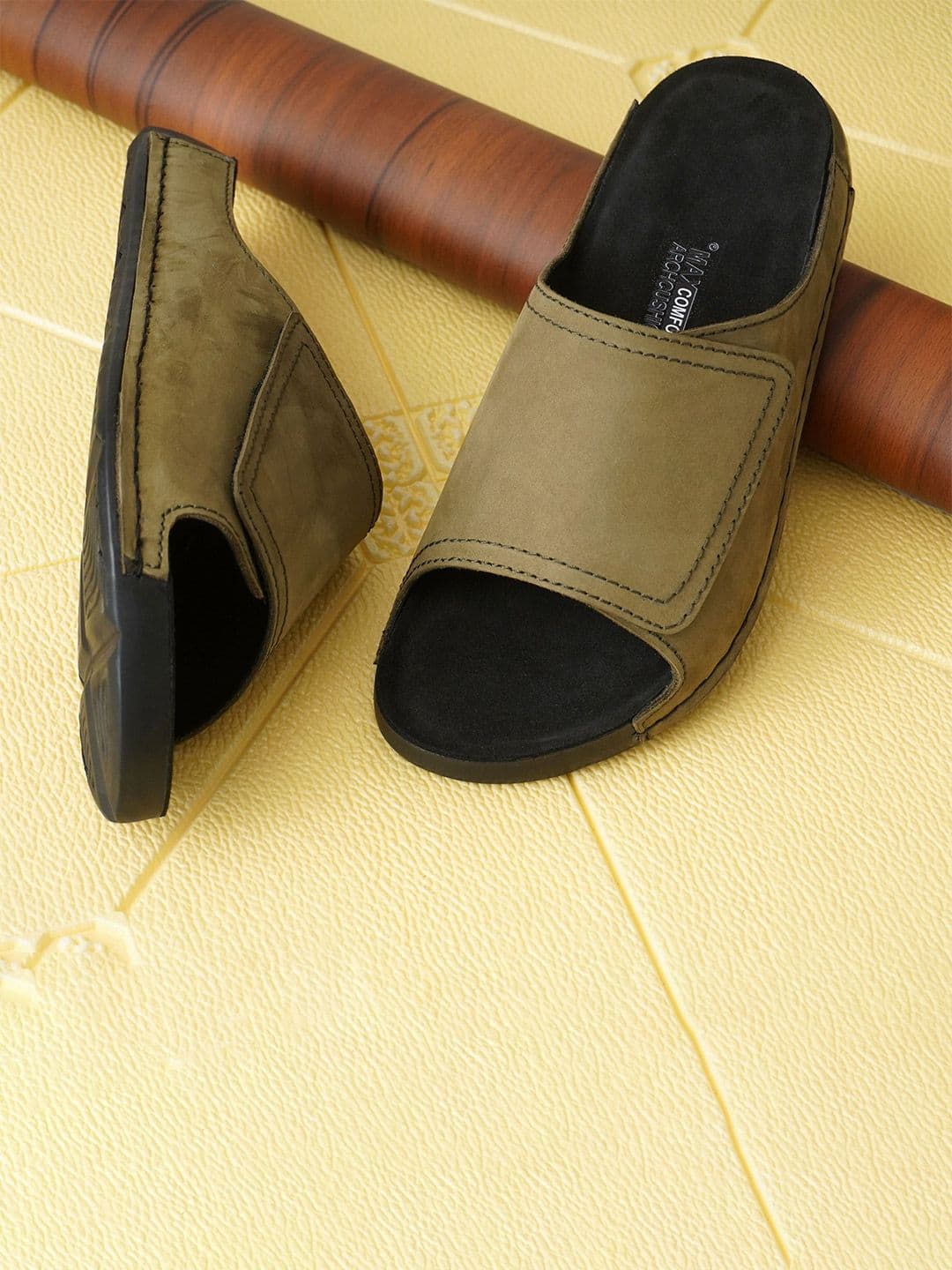 NICO NERINI Men Leather Comfort Sandals - view 1
