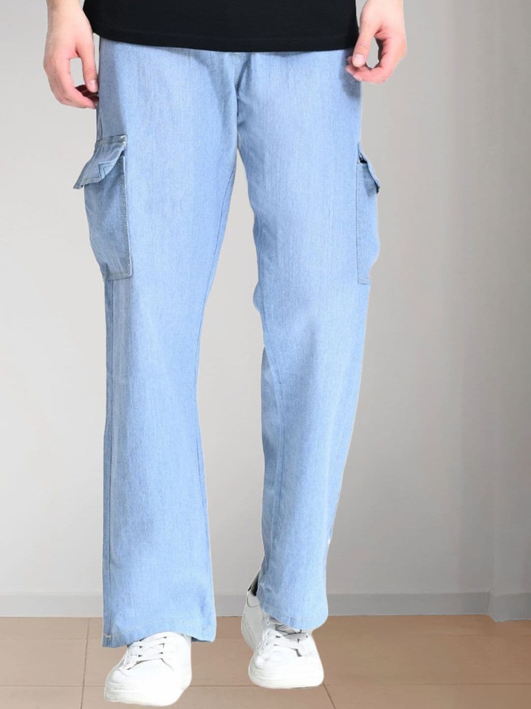 LINARIA Men Classic Mid-Rise No Fade Baggy Jeans - view 1