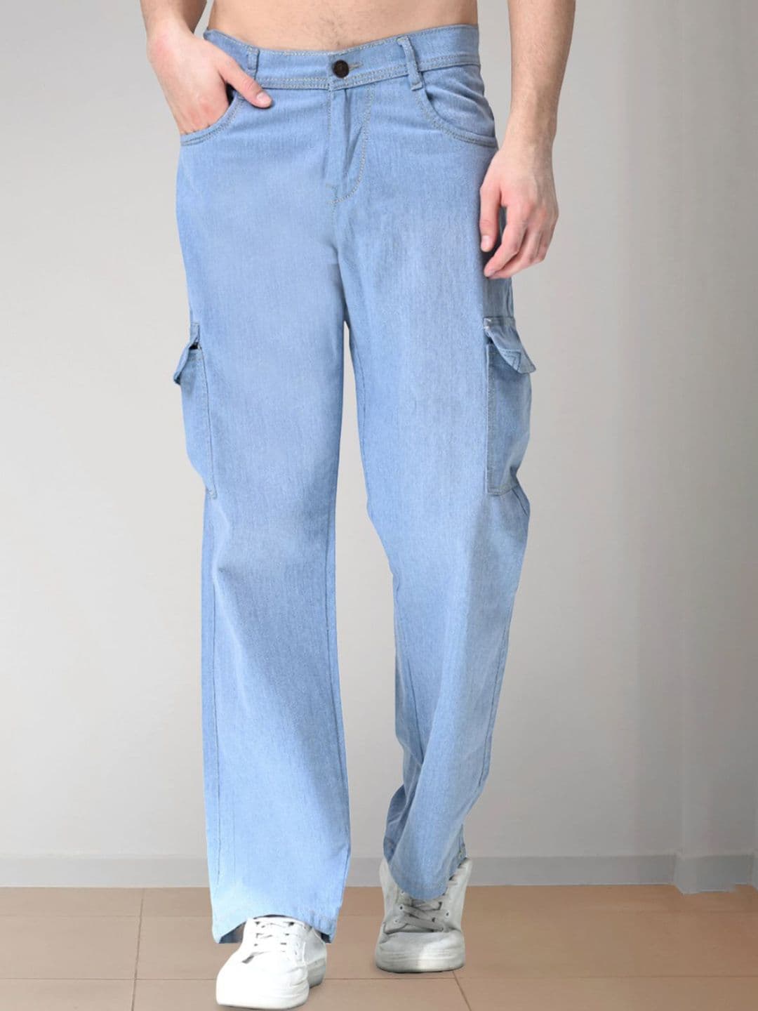 LINARIA Men Classic Cotton Dad Fit Jeans - view 1