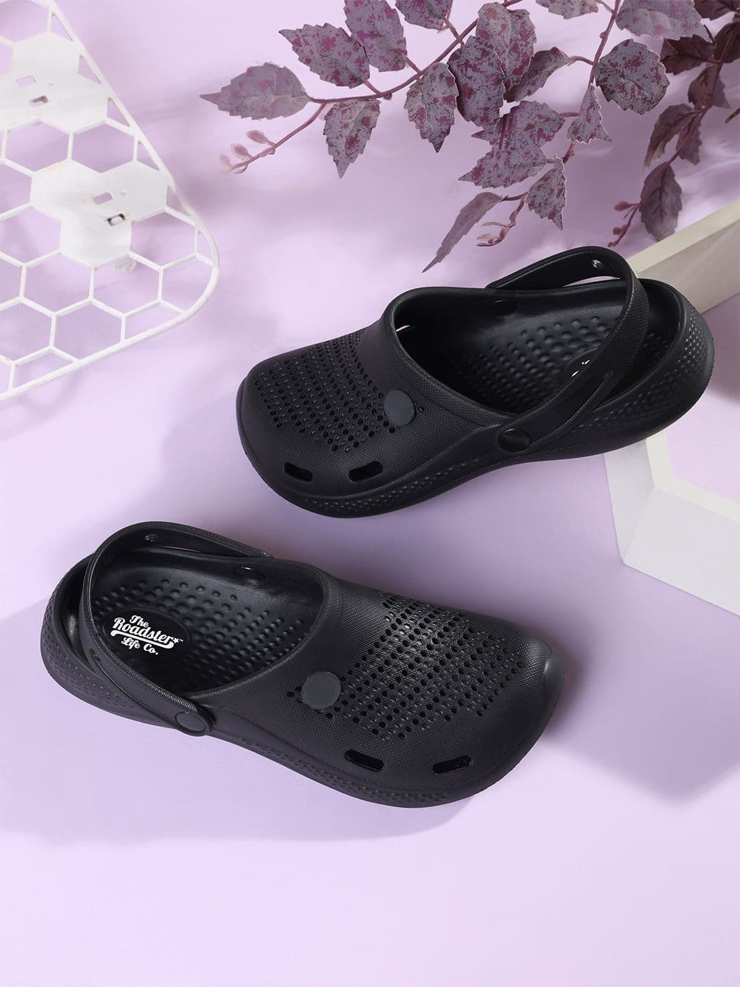 The Roadster Lifestyle Co. Men Self Design Clogs - view 1