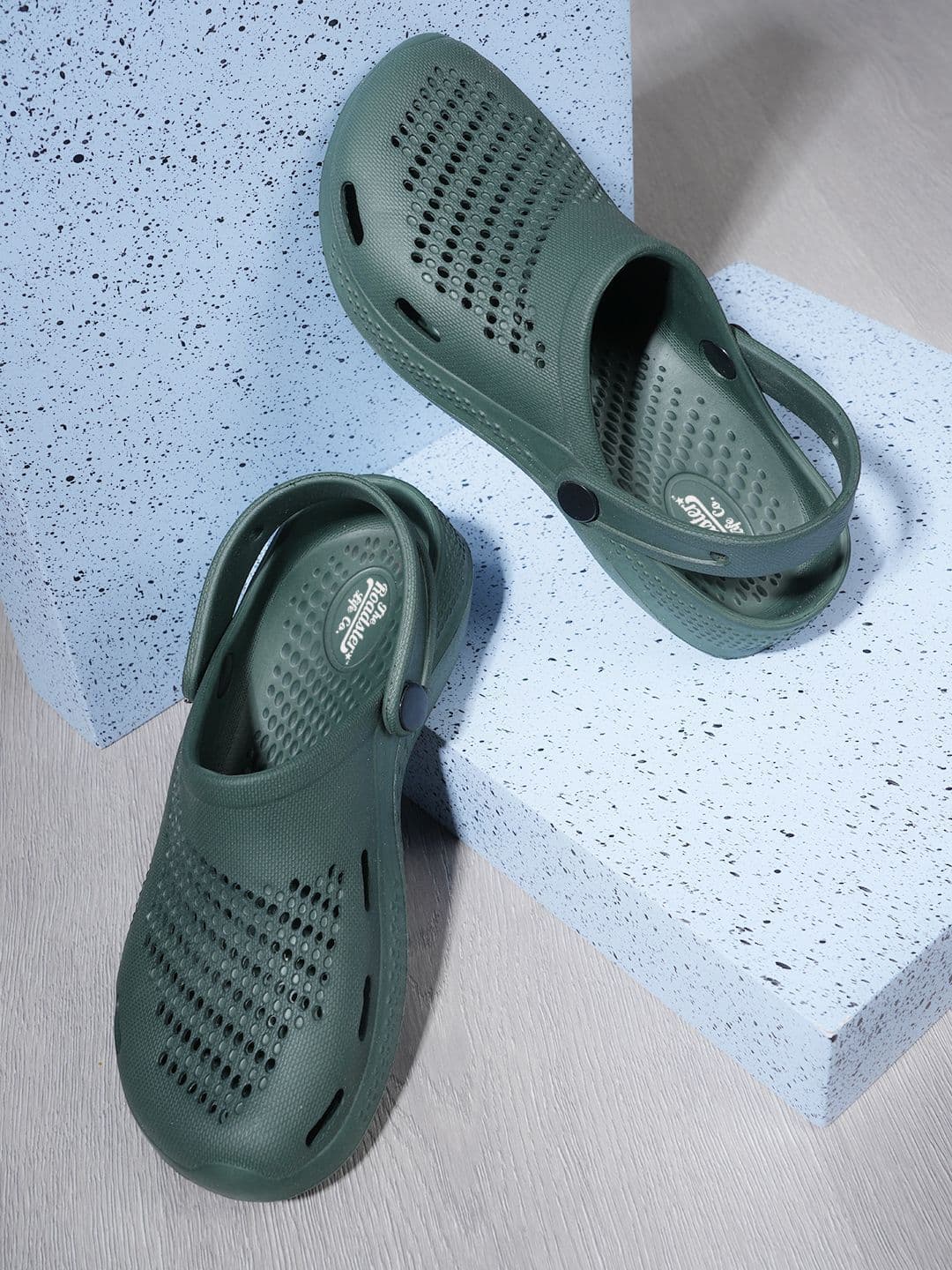 The Roadster Lifestyle Co. Men Self Design Clogs - view 1