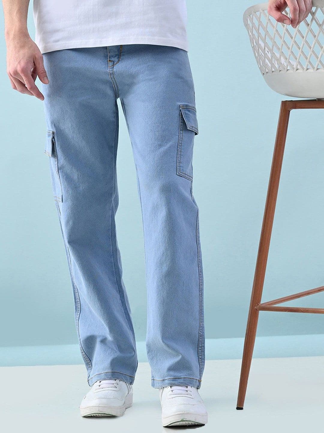 Moda Rapido Men Classic Low Distress Jeans - view 1