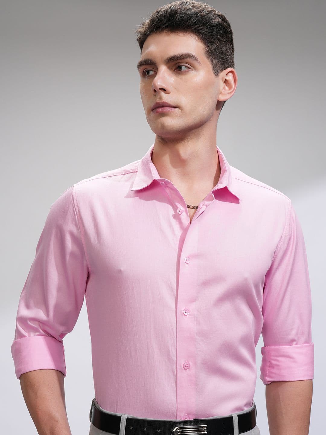 HIGHLANDER Men Comfort Slim Fit Opaque Casual Shirt - view 1