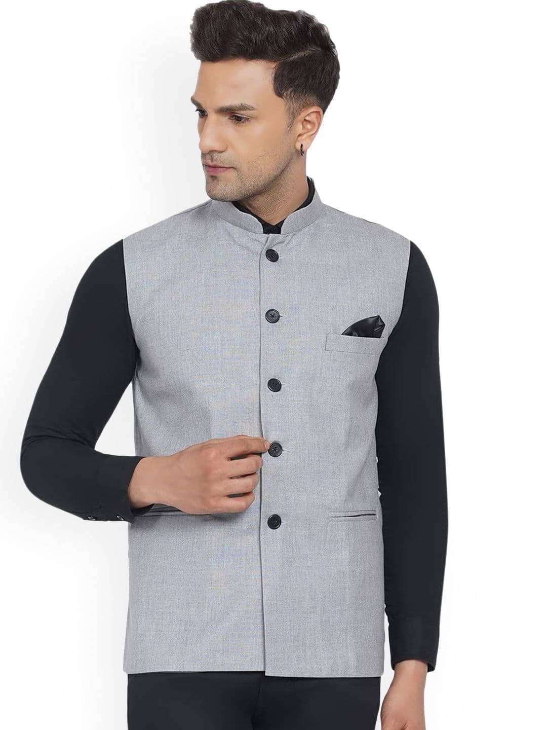 VEERA PARIDHAAN Cotton Nehru Jacket - view 1