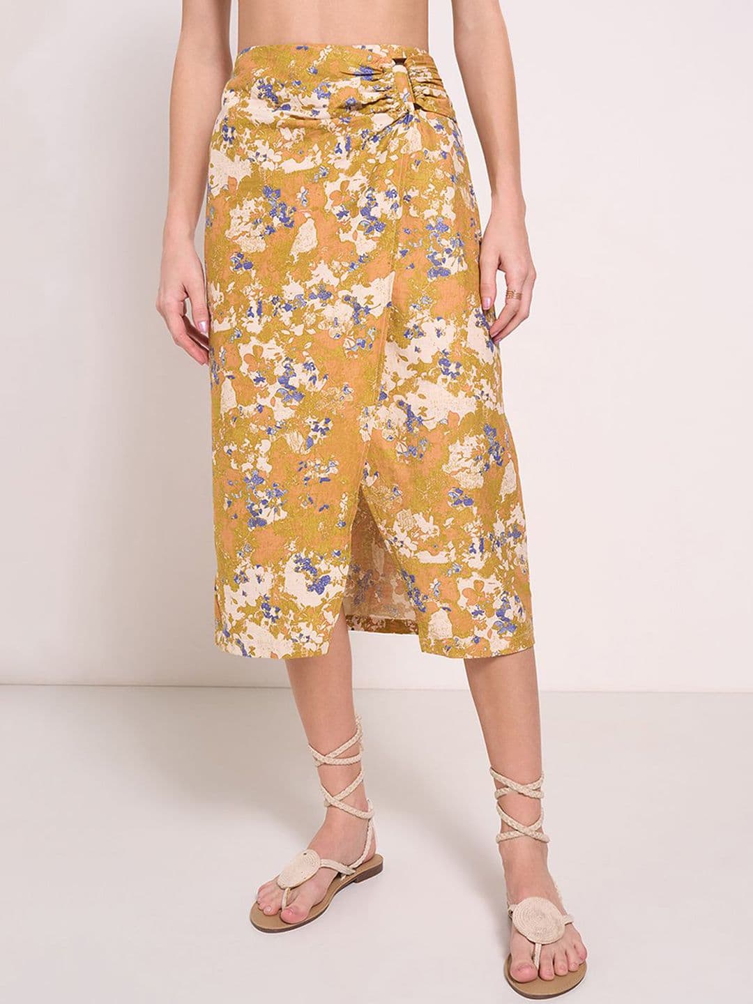 Honey by Pantaloons Printed Pure Cotton Skirt - view 1