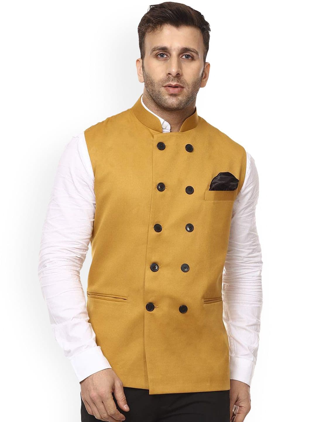 VEERA PARIDHAAN Chinese Collar Nehru Jacket - view 1