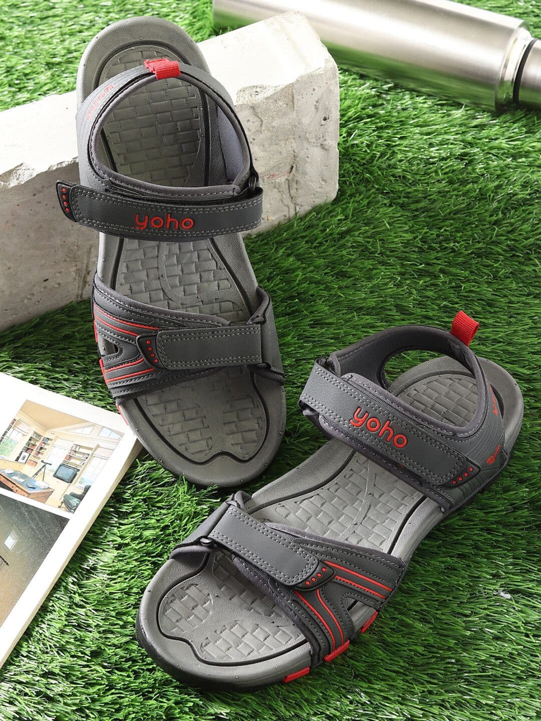yoho Men Trailmark 002 Lightweight Breathable & Anti-Skid Footpharma Footbed Sports Sandal - view 1