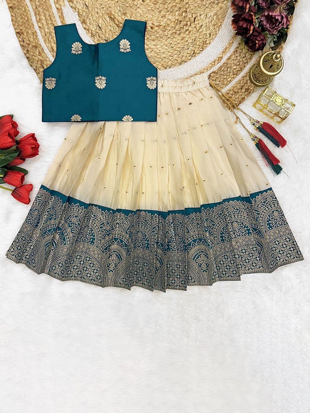 FELIZ THE DESIGNER STUDIO Girls Ready to Wear Lehenga & - view 1