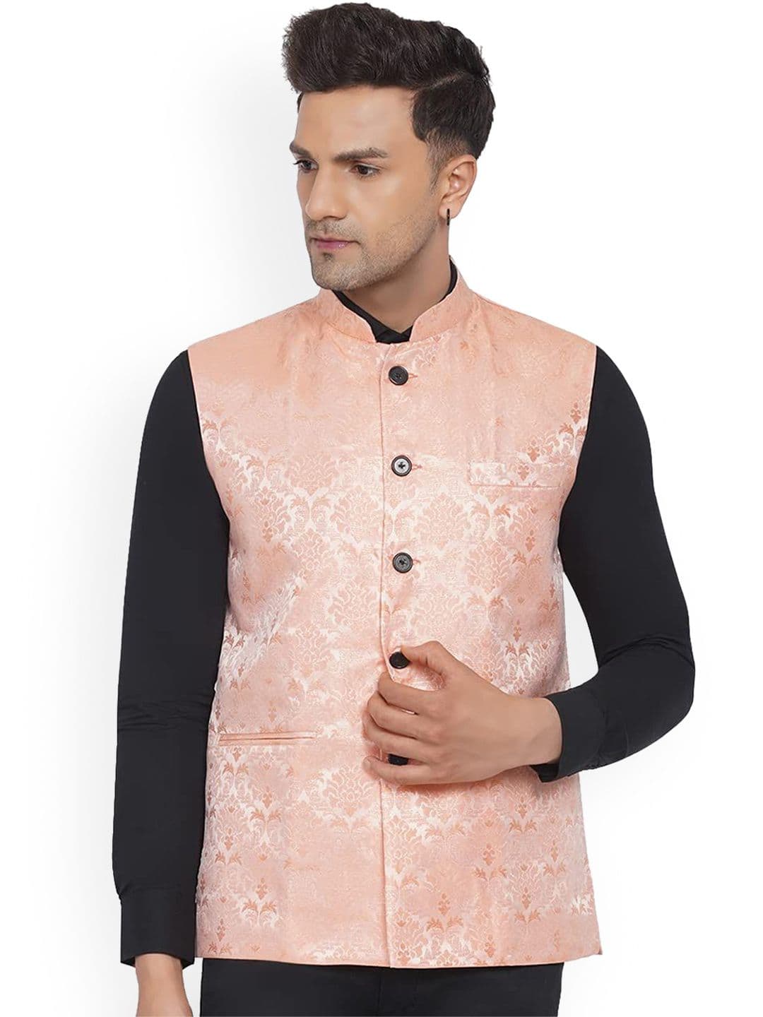 VEERA PARIDHAAN Printed Nehru Jacket - view 1