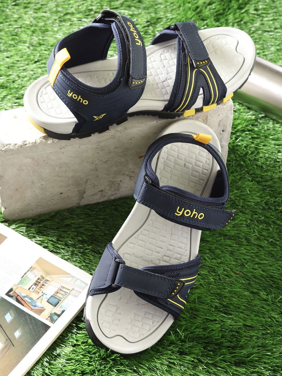 yoho Men Trailmark 002 Lightweight Breathable & Anti-Skid Footpharma Footbed Sports Sandal - view 1