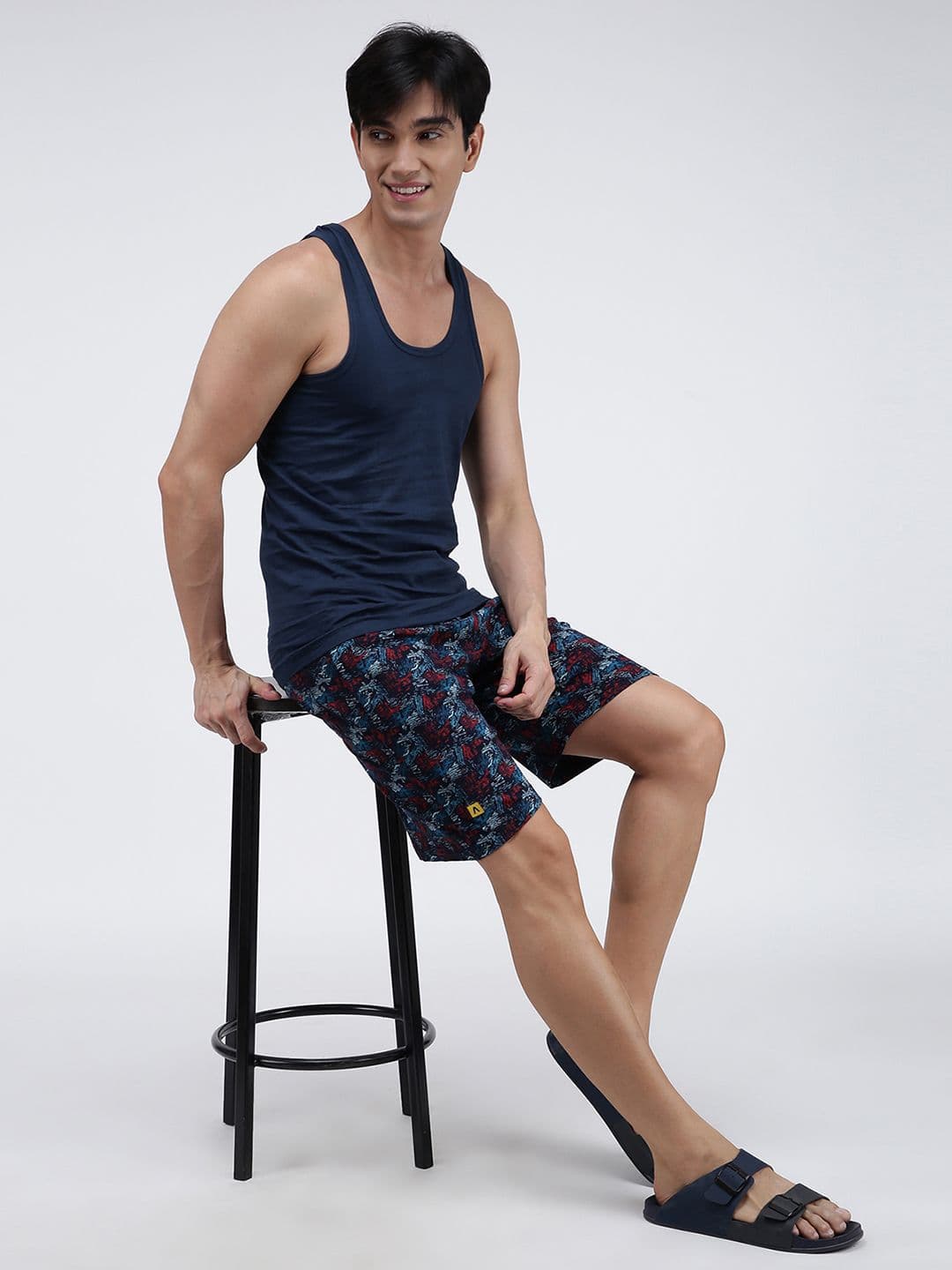 AMUL COMFY Men Printed Lounge Shorts - view 1