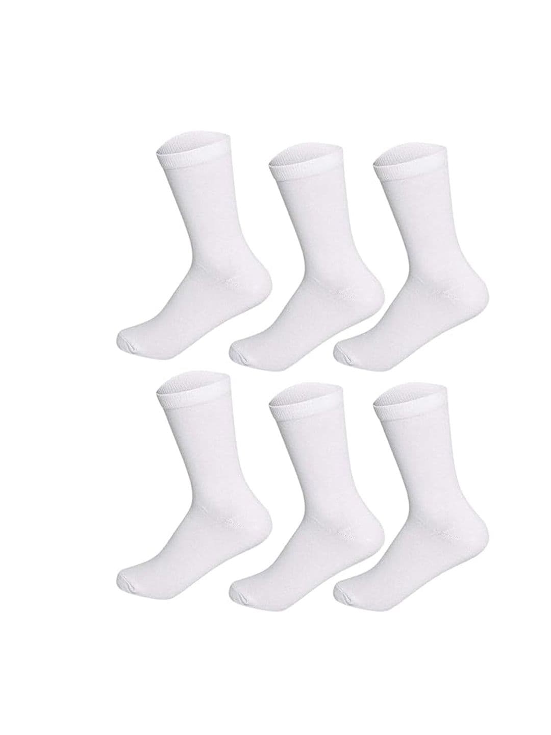 Aadikart Pack Of 6 Cotton Calf-Length Socks - view 1