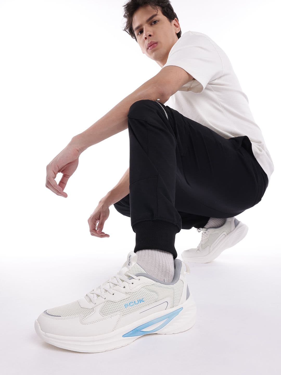 FCUK Men Woven Design Walking Shoes - view 1