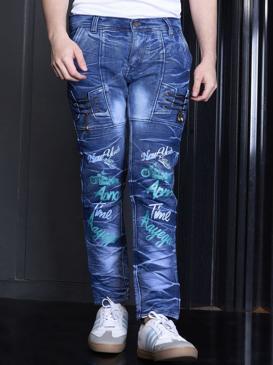 TRACKnJEANS Men Comfort Slim Fit Jeans - view 1
