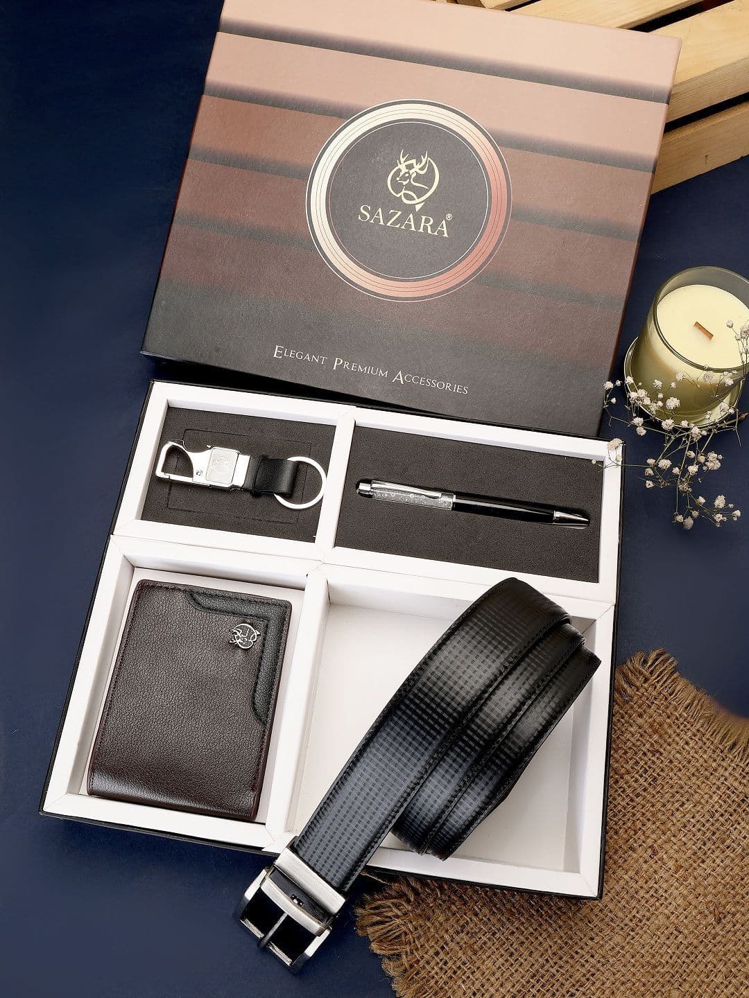 SAZARA Men Accessory Gift Set of