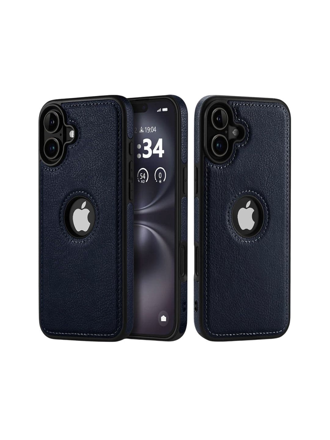 LIRAMARK Solid Printed iPhone 16 Back Case Mobile Accessories