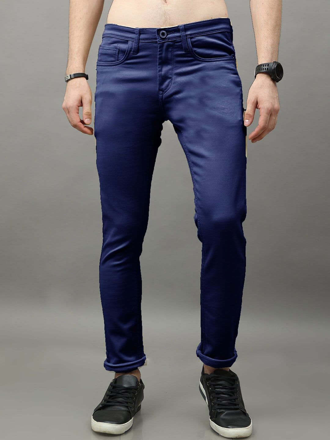 fineblu Men Slim Fit Stretchable Jeans - view 1