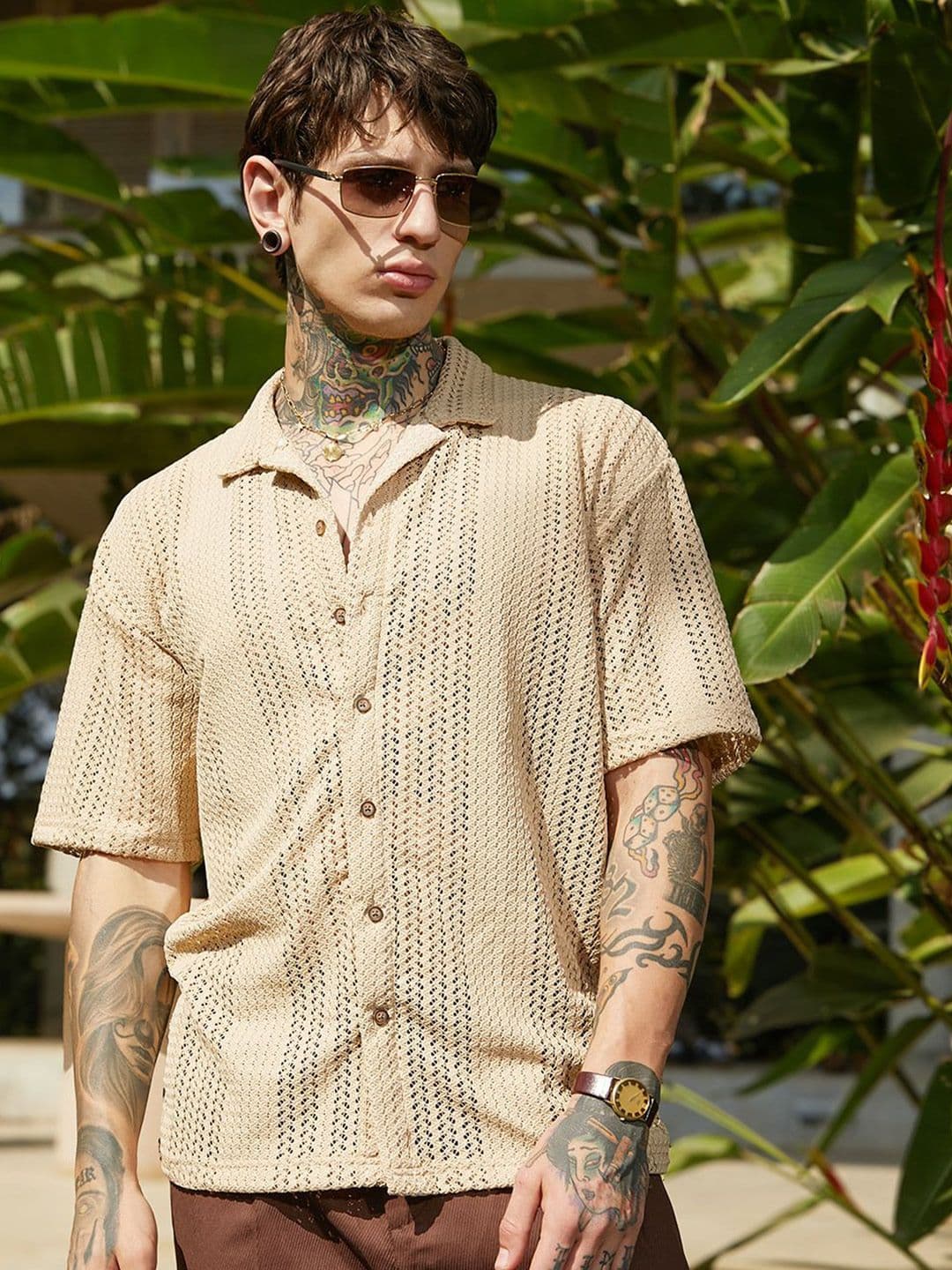 CAHOOT Men Classic Opaque Casual Shirt - view 1
