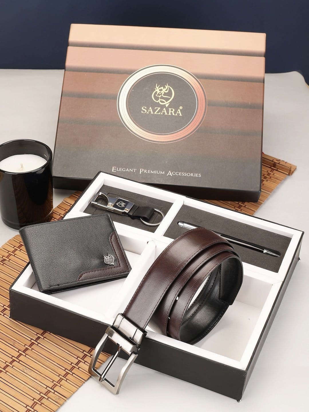 SAZARA Men Accessory Gift Set of