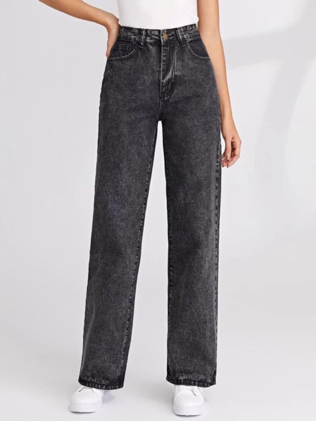 VBEAUTI Women Jean Boyfriend Fit High-Rise Stretchable Jeans - view 1