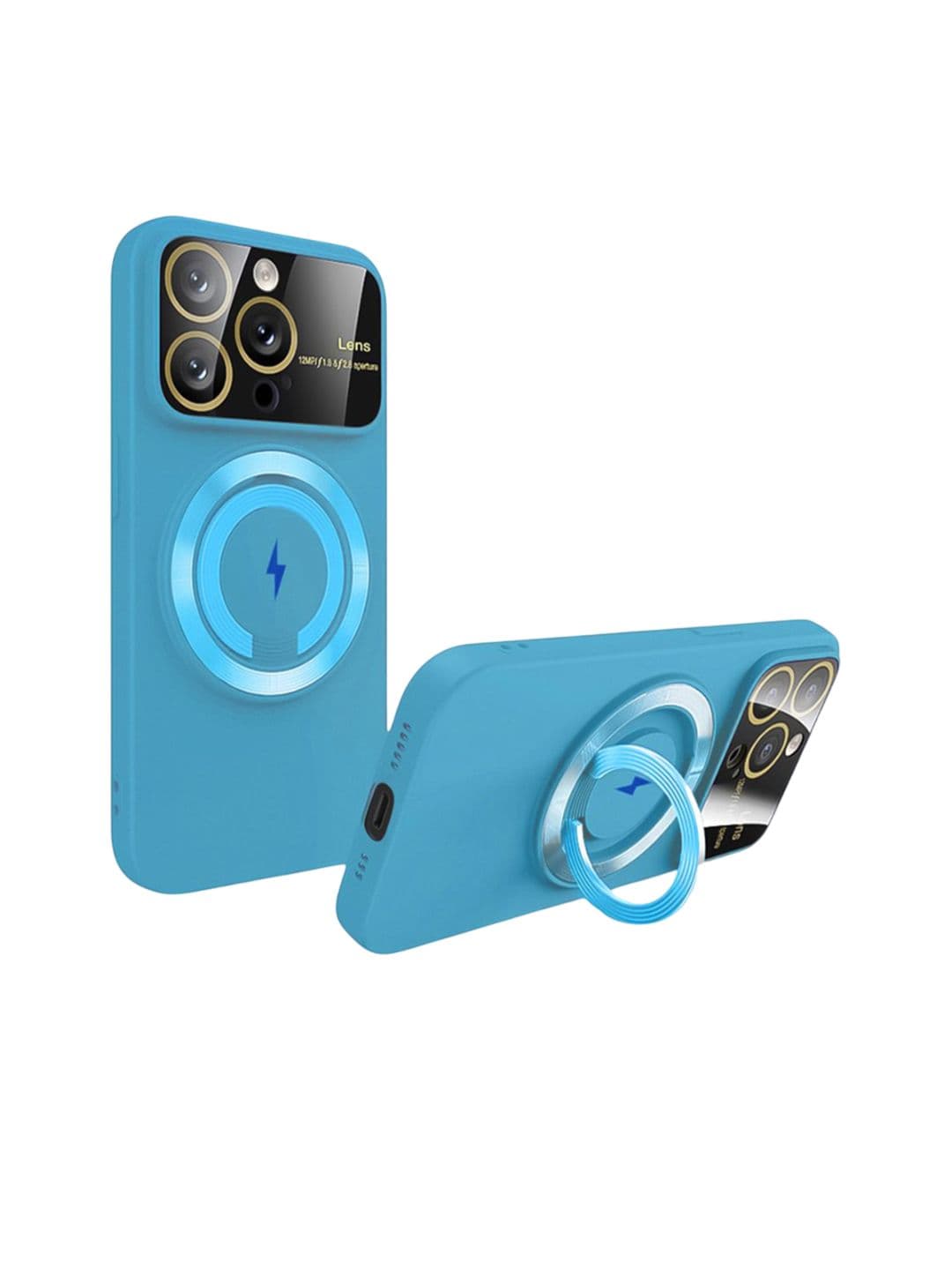 QRIOH Solid Printed iPhone 14 Pro Back Case Mobile Accessories