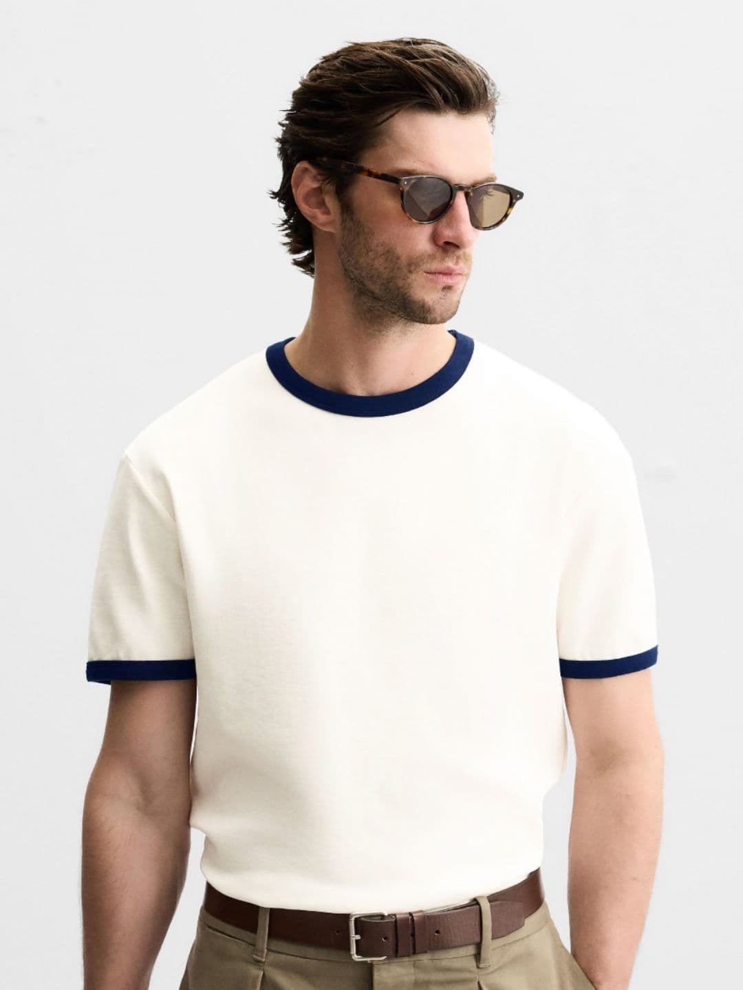 MISCHIEF MONKEY Men Colourblocked Pockets T-shirt - view 1