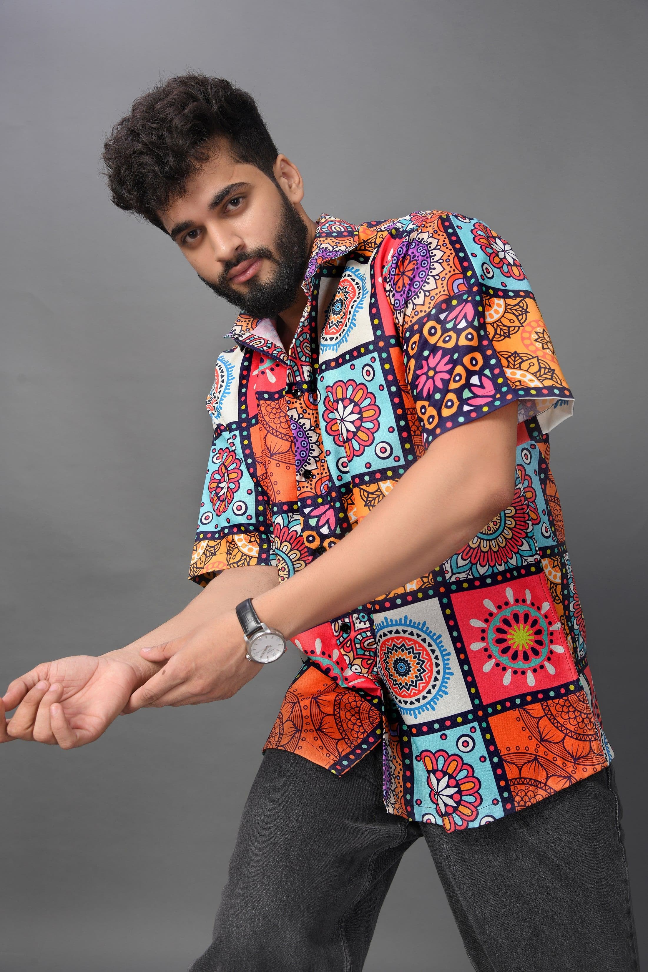 Mast & Harbour Men Relaxed Printed Casual Shirt - view 1