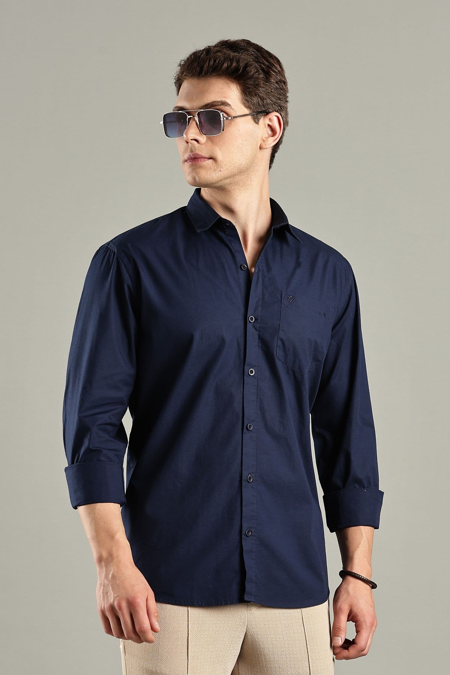 BS BLUE SQUAD Men Slim Fit Casual Shirt - view 1