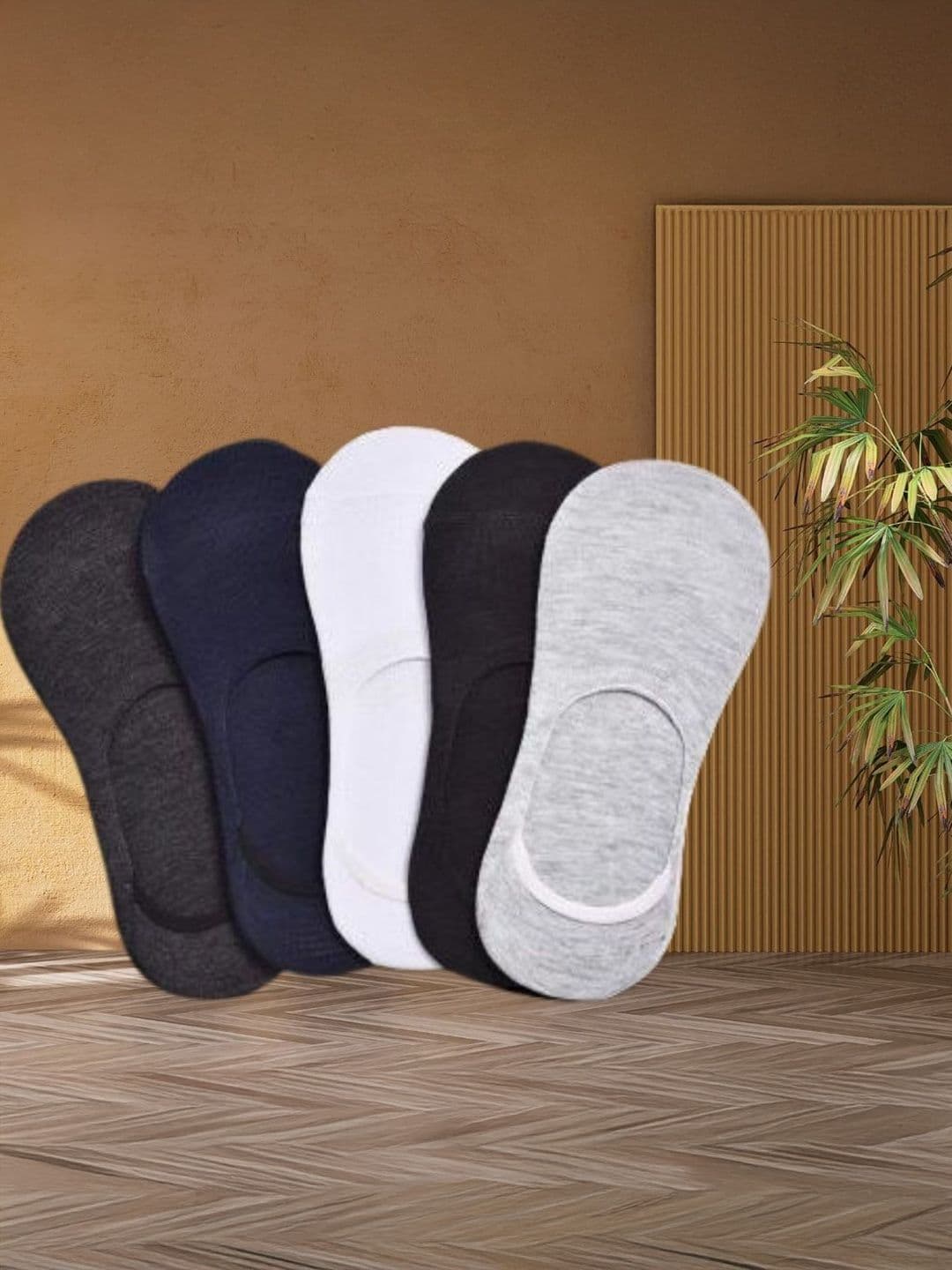 MJE Pack Of 5 Shoe Liners Socks - view 1
