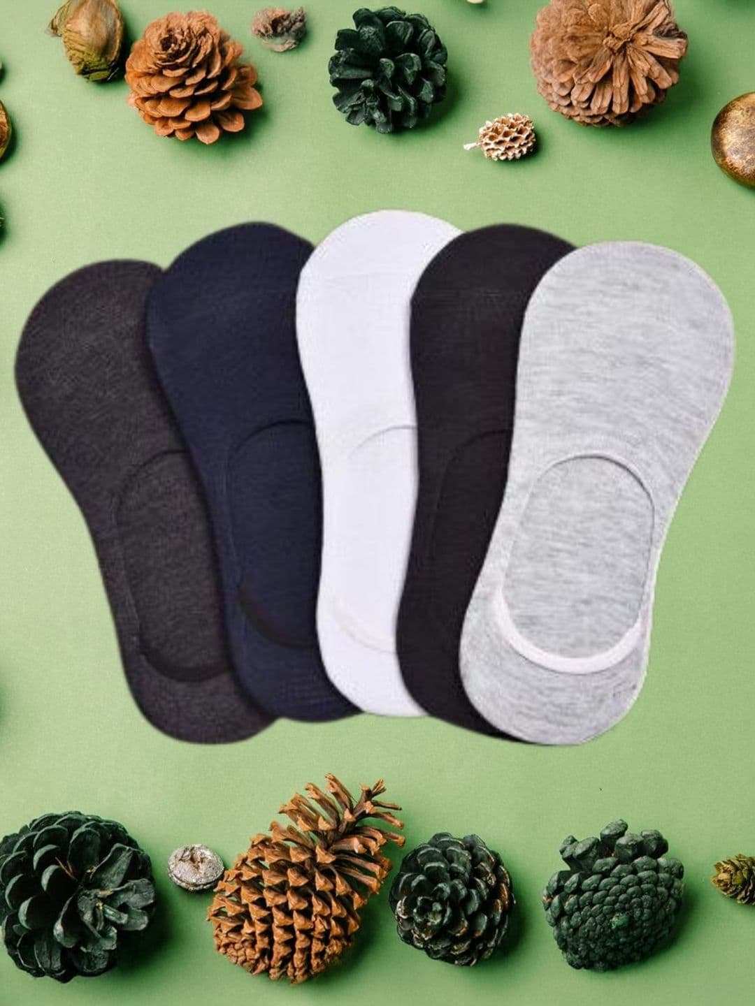 MJE Pack Of 5 Shoe Liners Socks - view 1