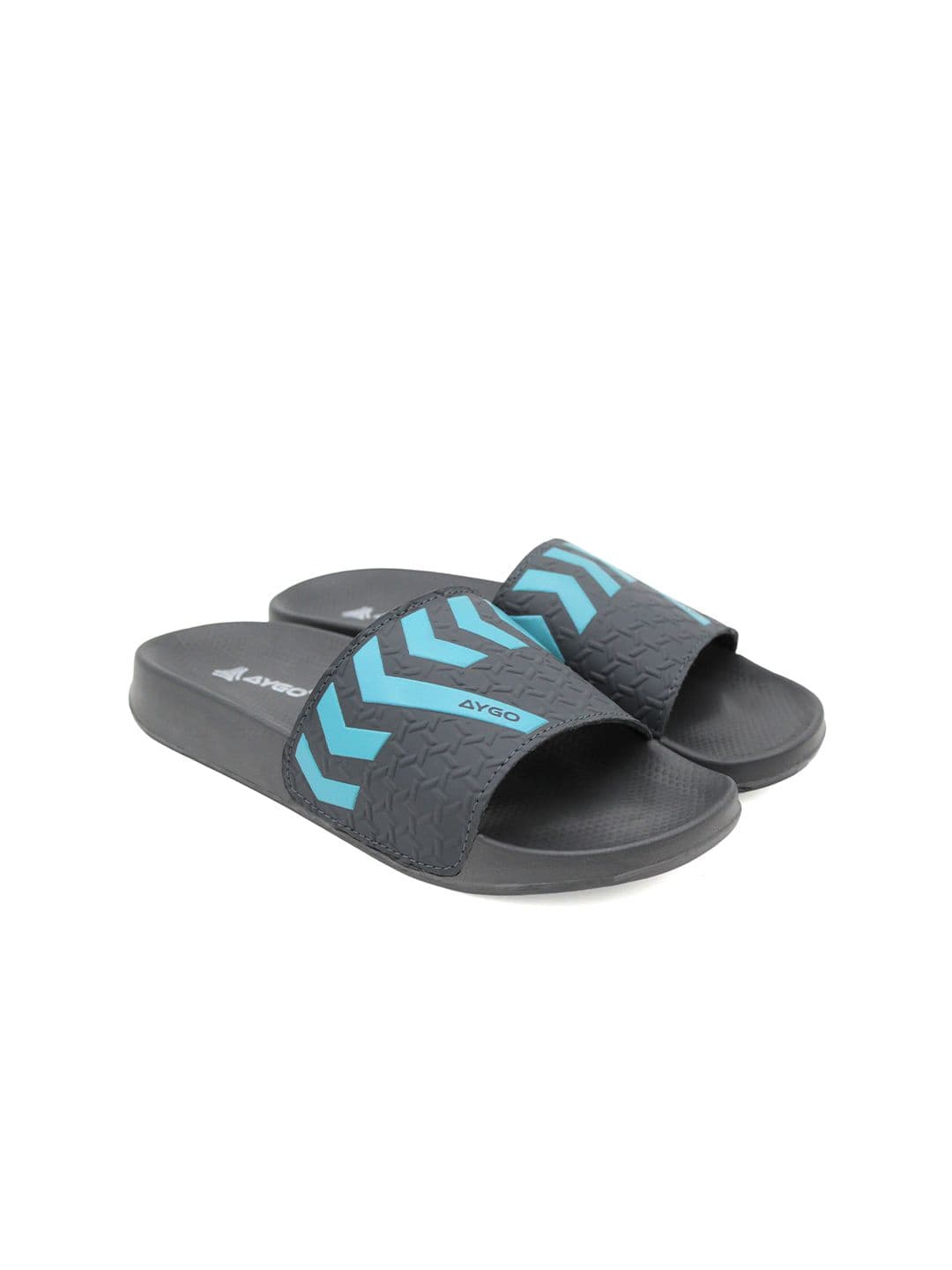 AYGO Men Striped Comfortable Sliders - view 1