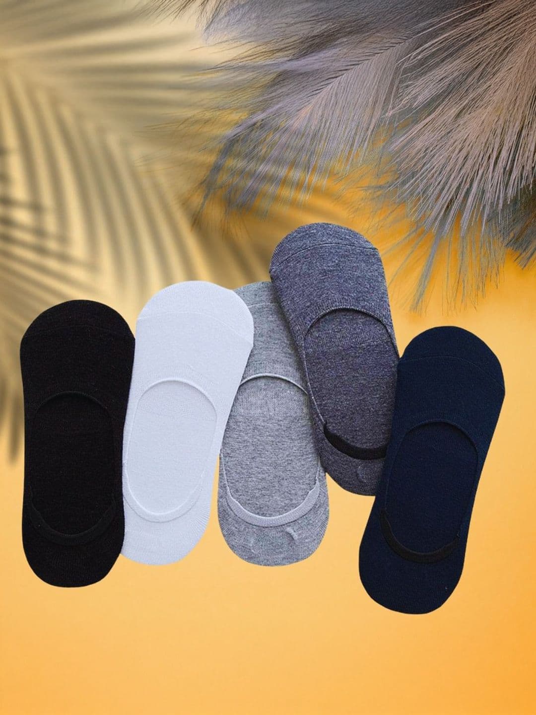 MJE Pack Of 5 Shoe Liners Socks - view 1