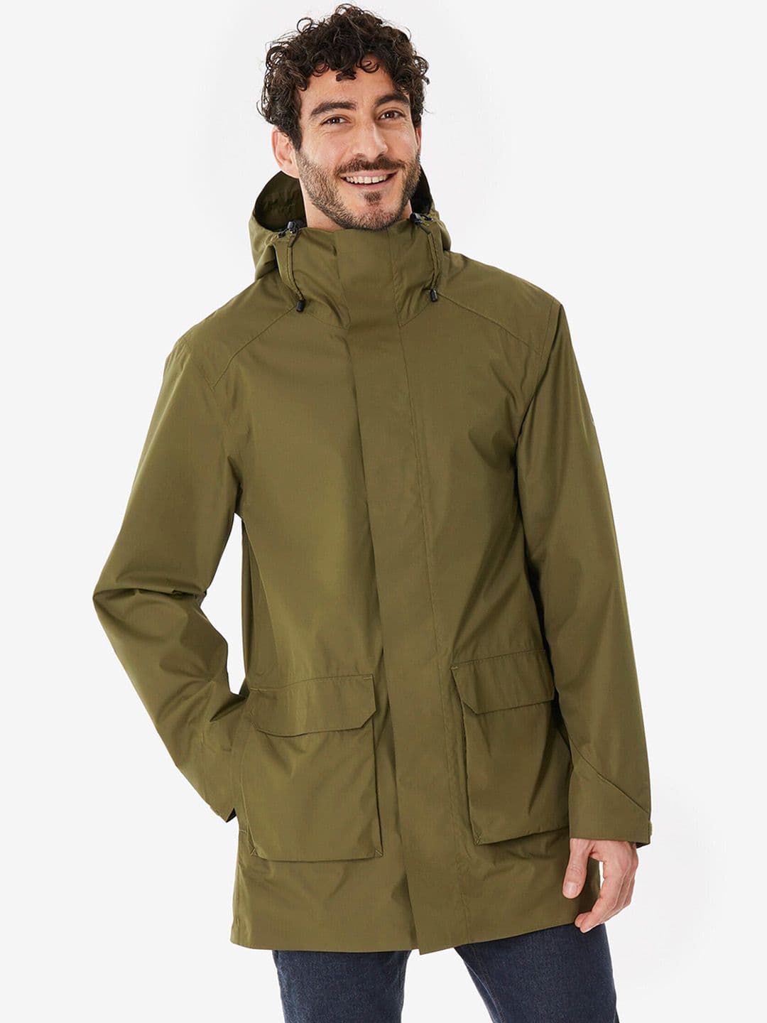 Decathlon QUECHUA - Hooded Hiking Long Jacket Nh500 - view 1
