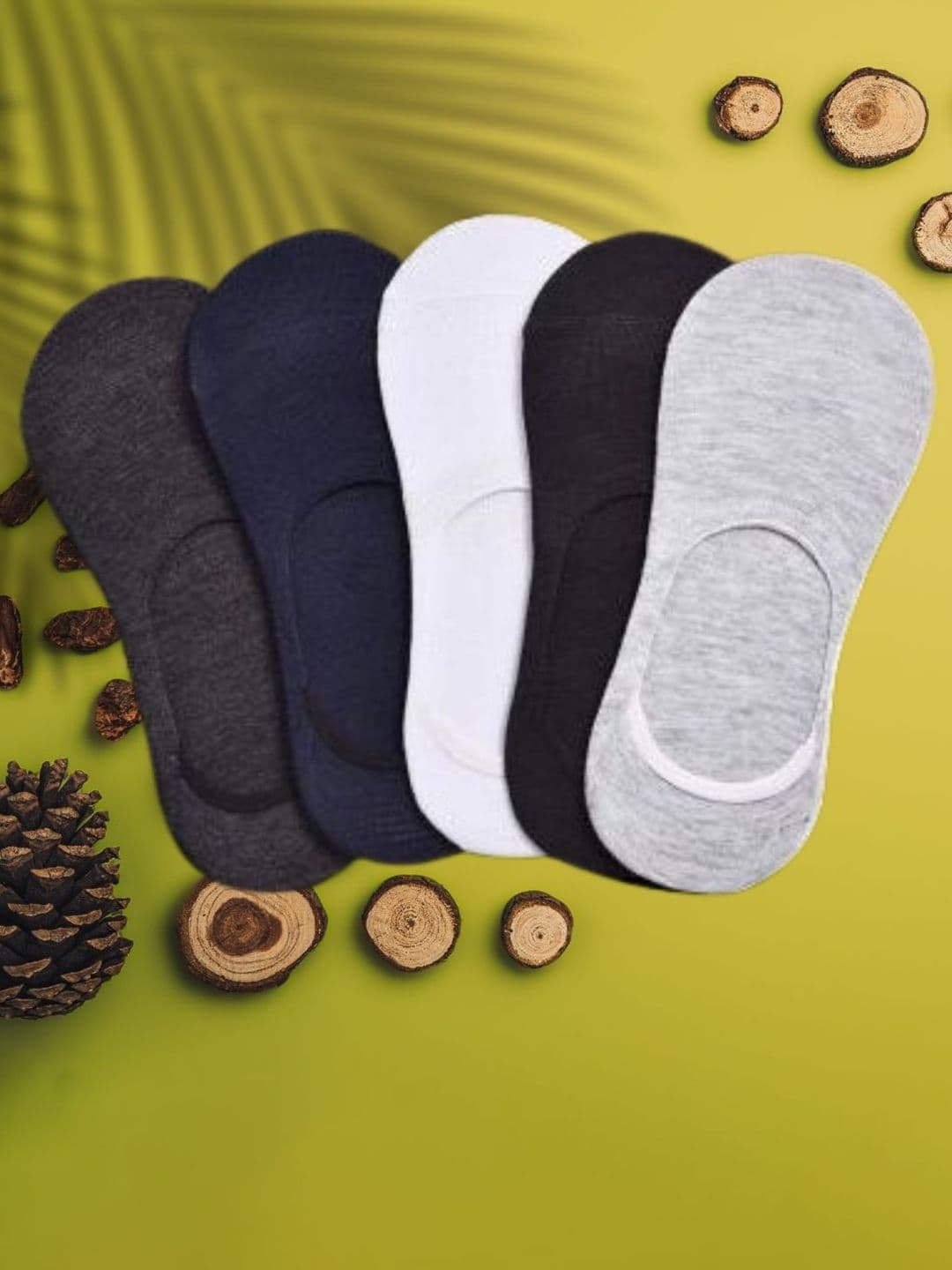MJE Pack Of 5 Shoe Liners Socks - view 1