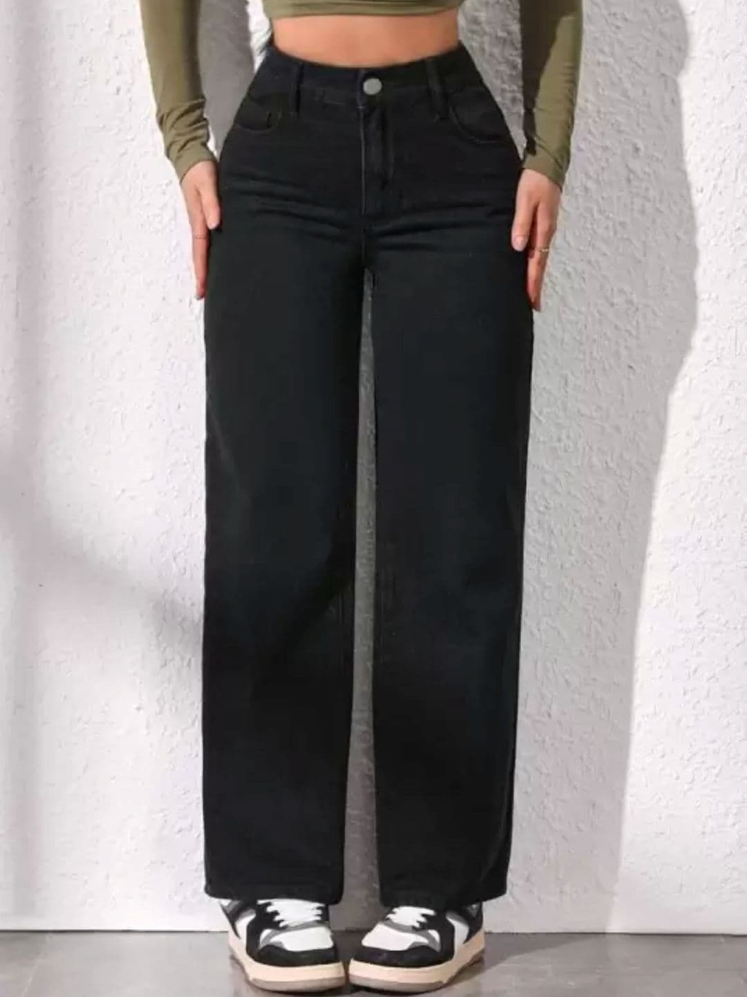 SZN Women Mid-Rise Stretchable With belt loops Mom Fit Regular Jeans - view 1
