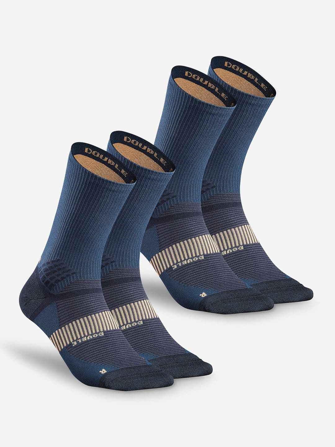 Decathlon Quechua - Adults Blue Hike 520 Moisture Management Hiking Socks - view 1