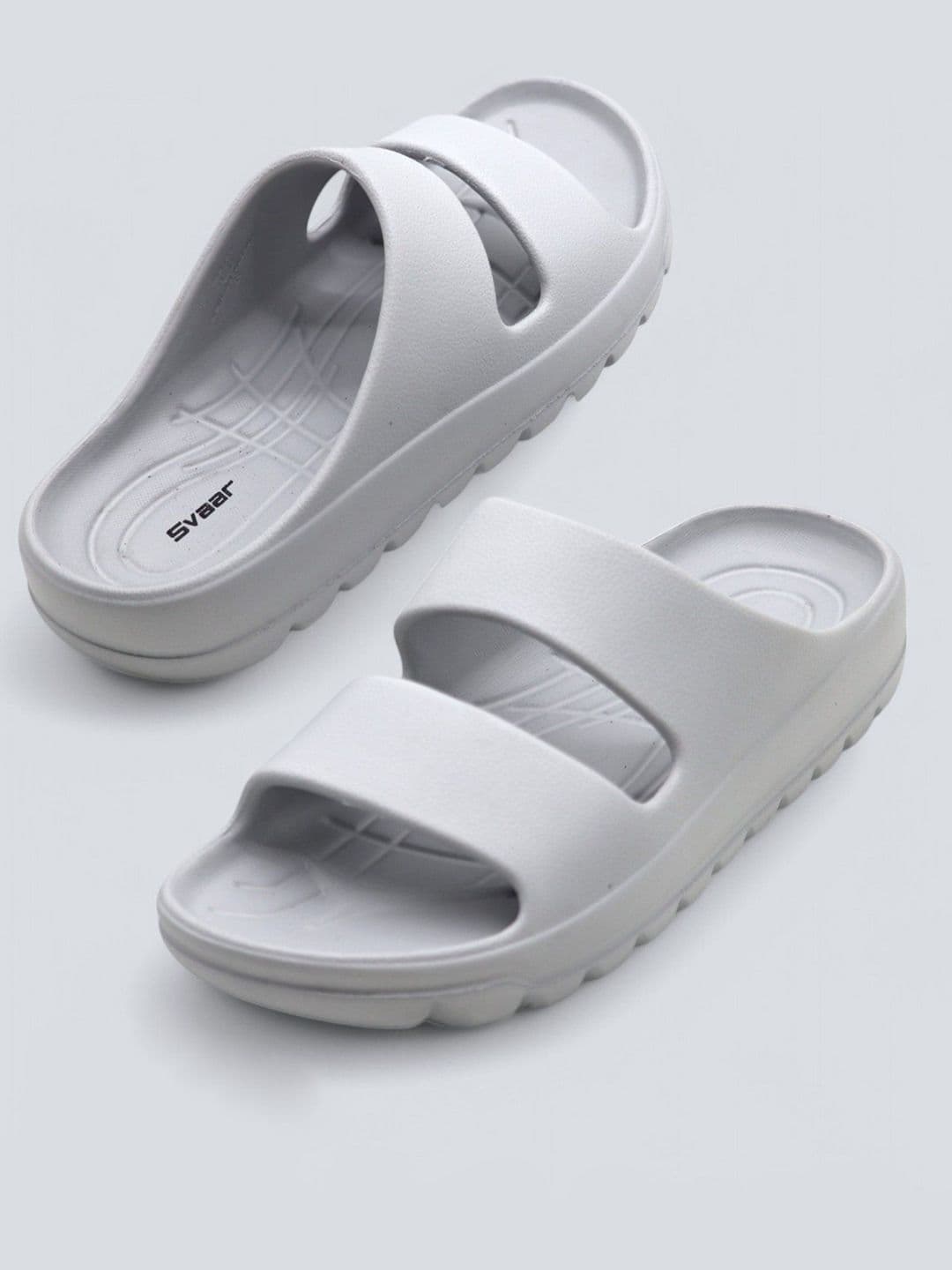 Svaar Men Double Strap Cushioned Sliders - view 1