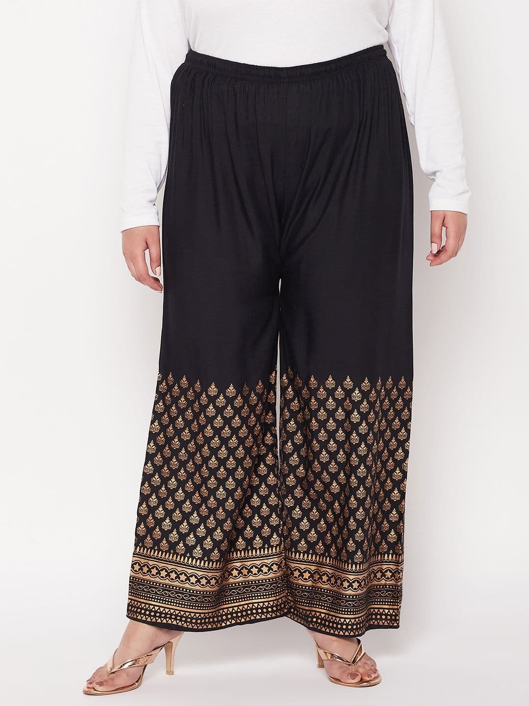 CLORA CREATION PLUS Women Floral Printed Ethnic Palazzos - view 1