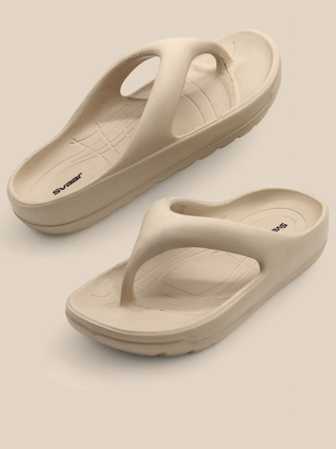 Svaar Men Self Design EVA Thong Flip-Flops - view 1