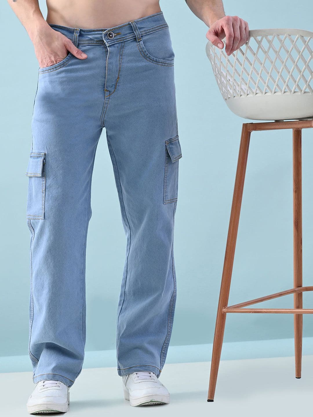 SZN Men Classic Mid-Rise Boyfriend Fit Stretchable Jeans - view 1