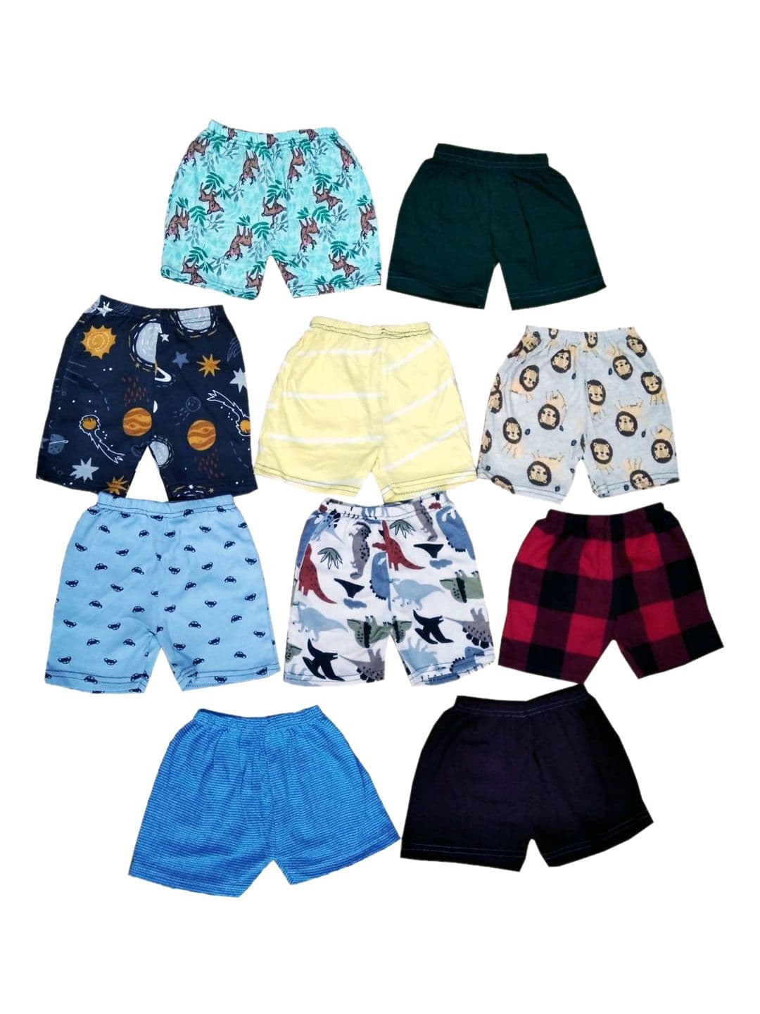 Seyor Boys Cotton Pack of 10 Printed Shorts - view 1