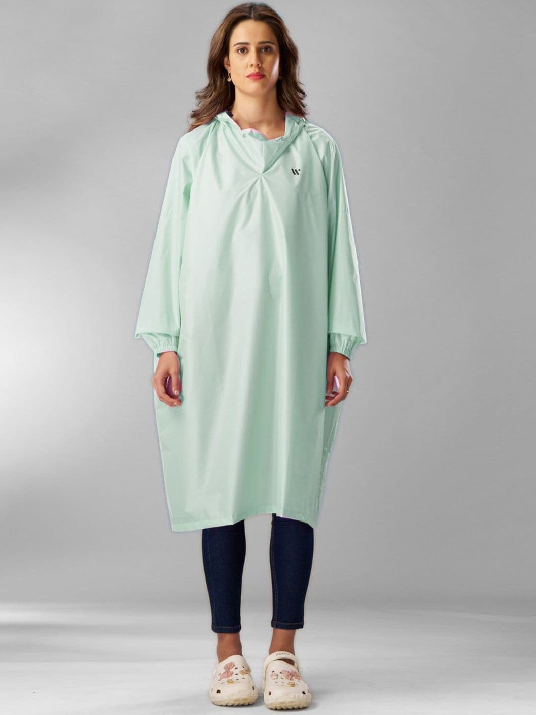 Zeel Self Packable Hooded Waterproof Rain Poncho - view 1