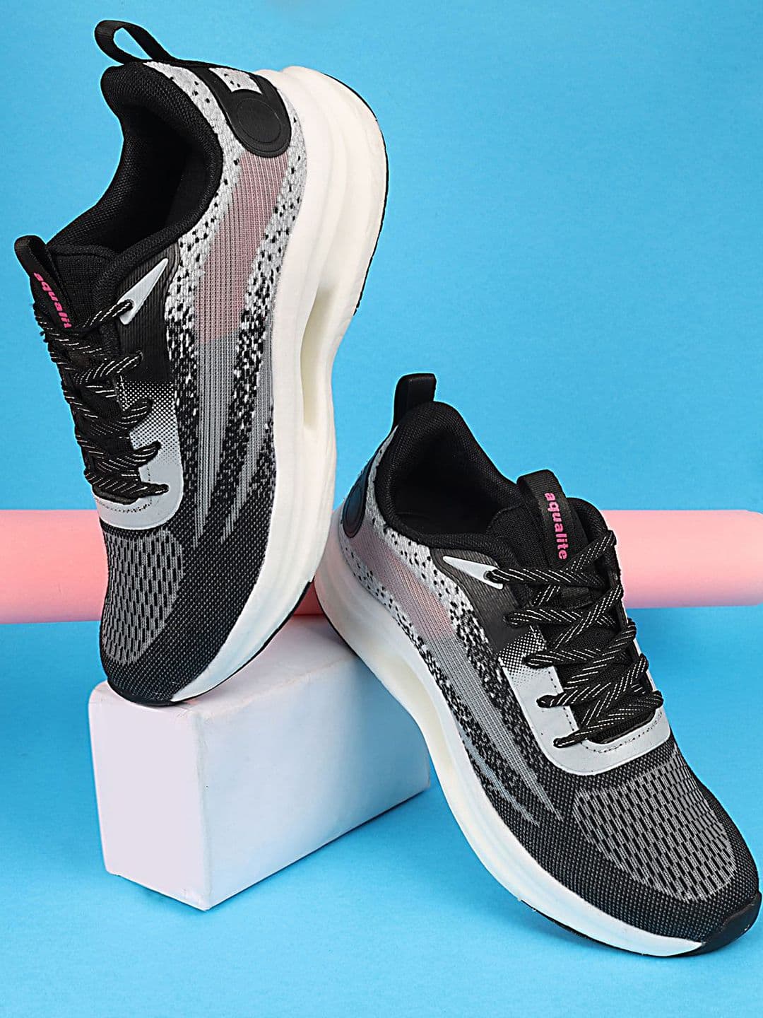 Aqualite Women Textile Walking Non-Marking Shoes - view 1