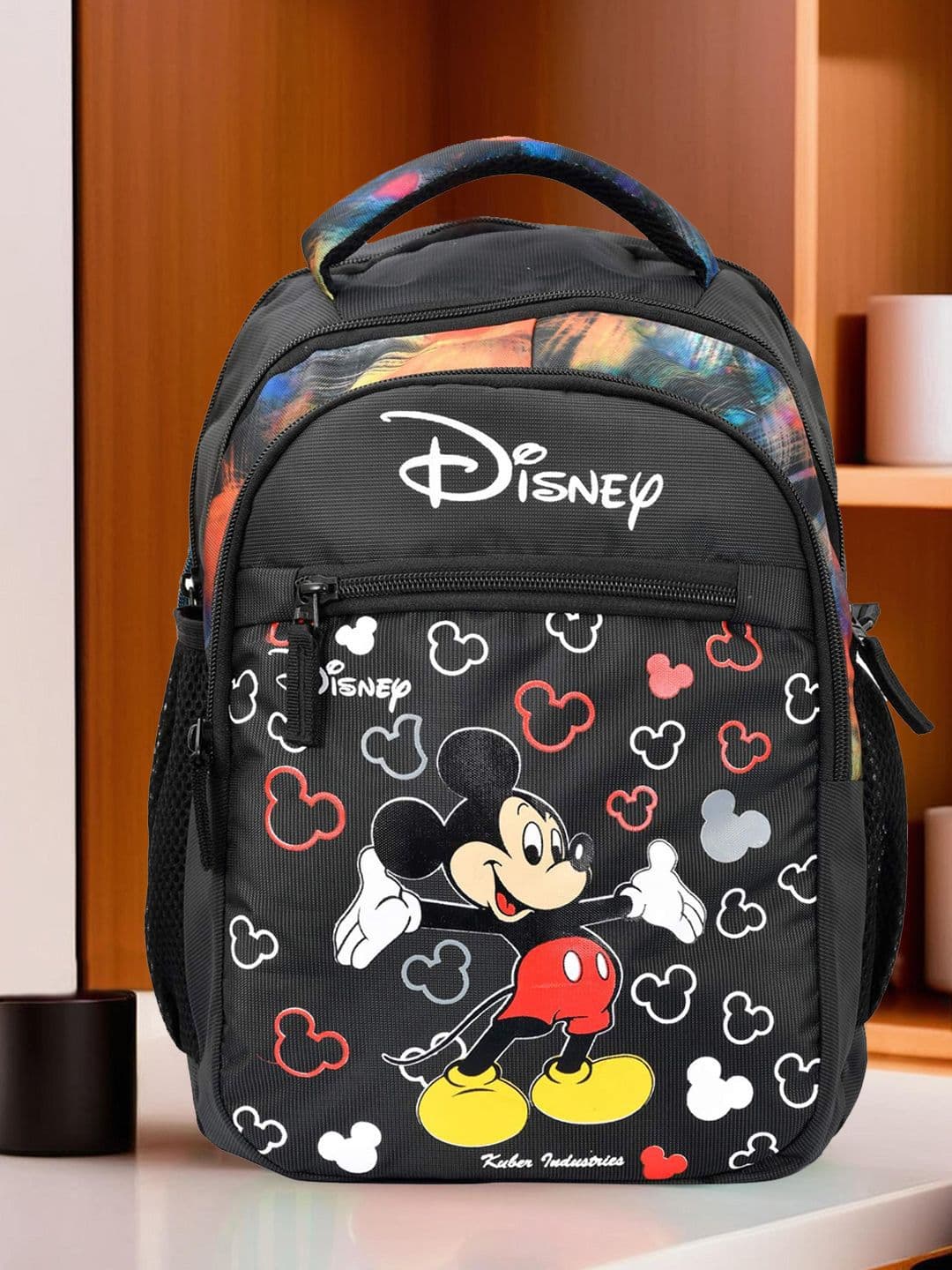 Kuber Industries Kids Disney Mickey Mouse 15 Inch Waterproof Backpack - view 1